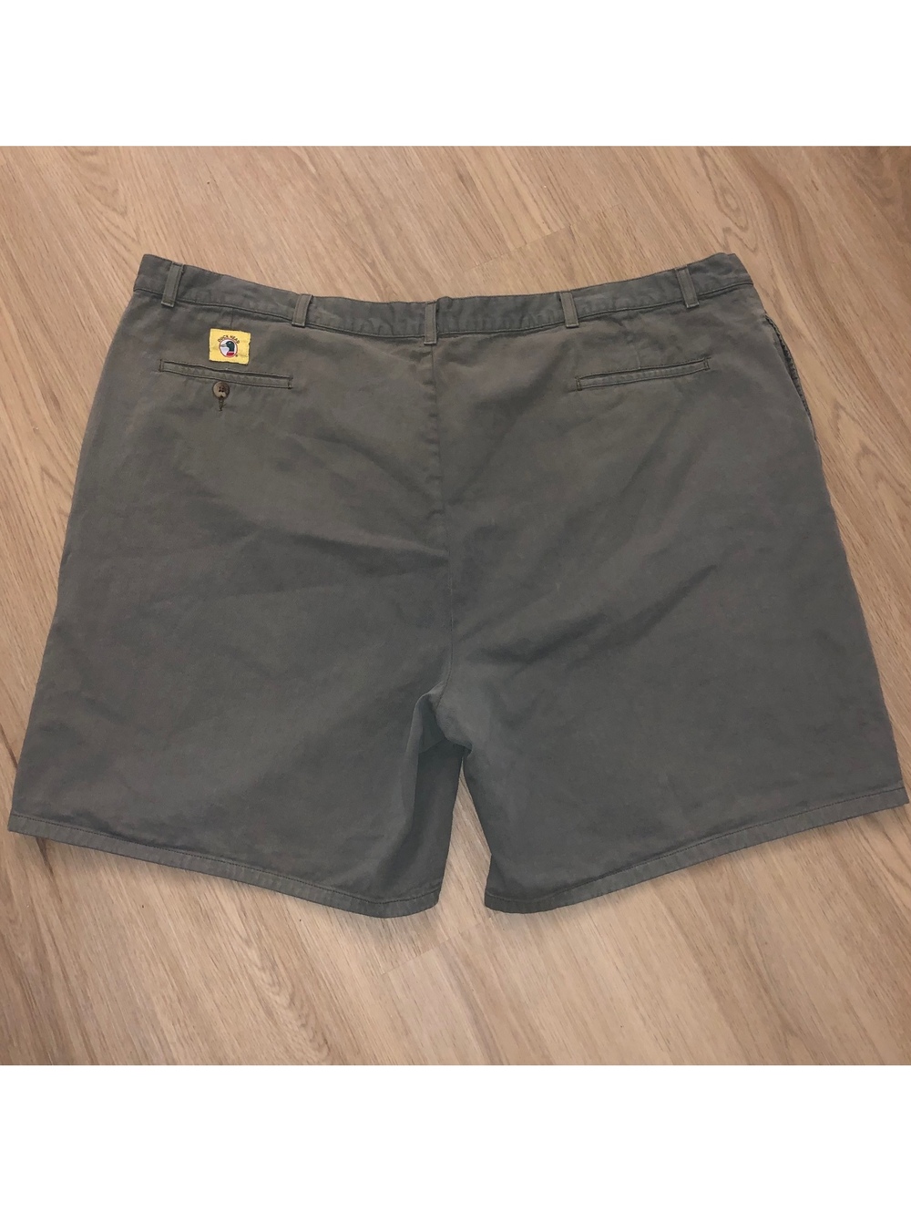 DUCK HEAD CHINO PERFORMANCE HARBOR KHAKI GREEN SHORTS CASUAL MENS SIZE 52 3XL